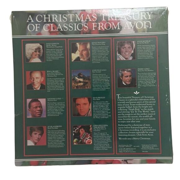 1985 A CHRISTMAS TREASURY OF CLASSICS FROM AVON RCA DPL1-0716 - New / Sealed - Picture 2 of 6